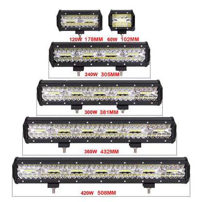 1pc LED Light Bar 60LEDs 229mm Flood Beam Spot Beam Combine LED Work Light Bar