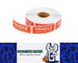 100 x Fragile Stickers Please Handle With Care 1 x 3 Inch 25mm x 75mm (100pcs)