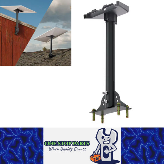 For Starlink Gen 3 Roof Mount Bracket Adjustable Angle 390mm Pole Wall Mount