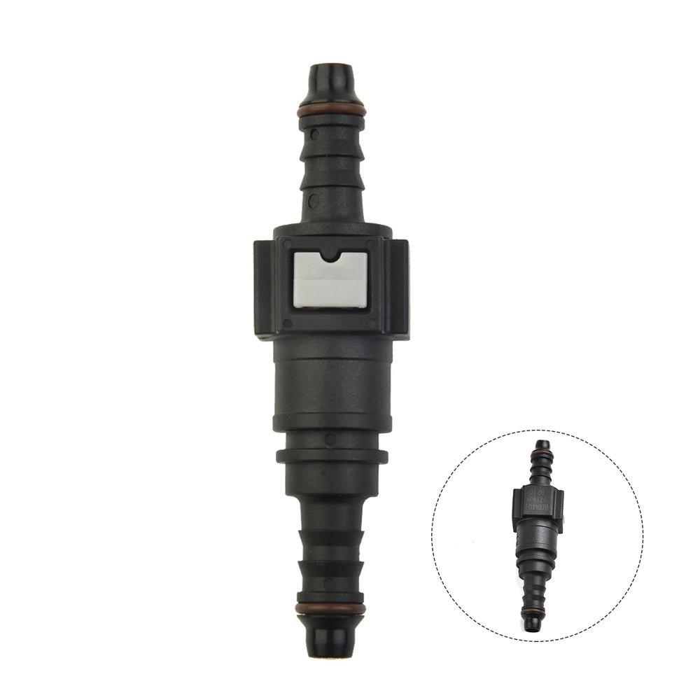 Fuel Line Quick Connector ID6 7.89mm Nylon Hose Coupler Adaptor for Car Oil Pipe