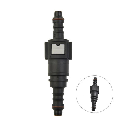 Fuel Line Quick Connector ID6 7.89mm Nylon Hose Coupler Adaptor for Car Oil Pipe