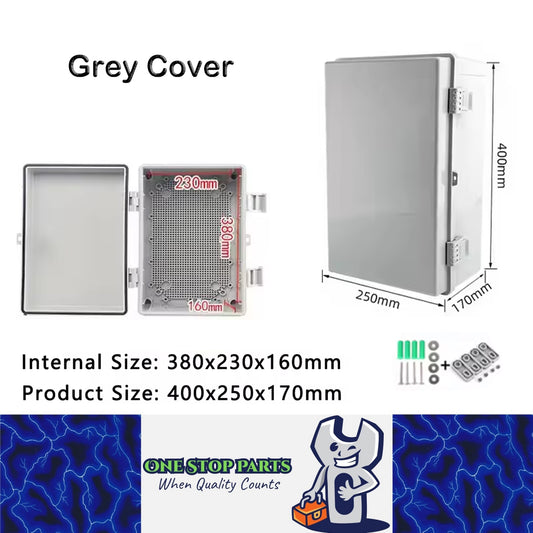 Waterproof Electrical Box 400x250x170mm Plastic Outdoor Enclosure Junction Box