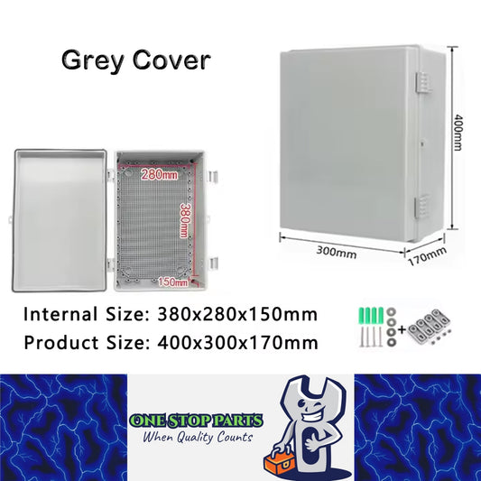Waterproof Electrical Box 400x300x170mm Plastic Outdoor Enclosure Junction Box