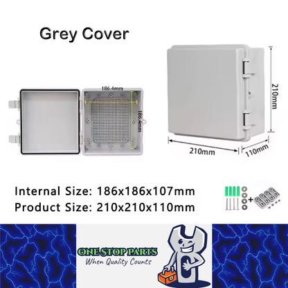 Waterproof Electrical Box 210x210x110mm Plastic Outdoor Enclosure Junction Box