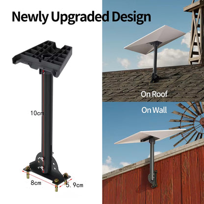 For Starlink Gen 3 Roof Mount Bracket Adjustable Angle 390mm Pole Wall Mount
