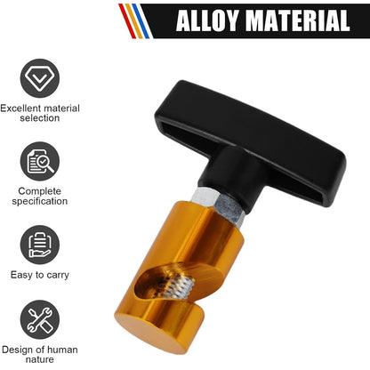 Gold Car Hood Strut Retaining Clip 10mm Lift Support Clamp Prop Trunk Tailgate