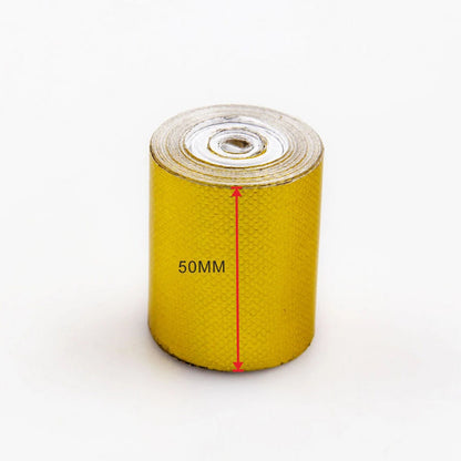 5m Gold Exhaust Heat Wrap Tape Turbo Shield Roll for Car Motorcycle Engine