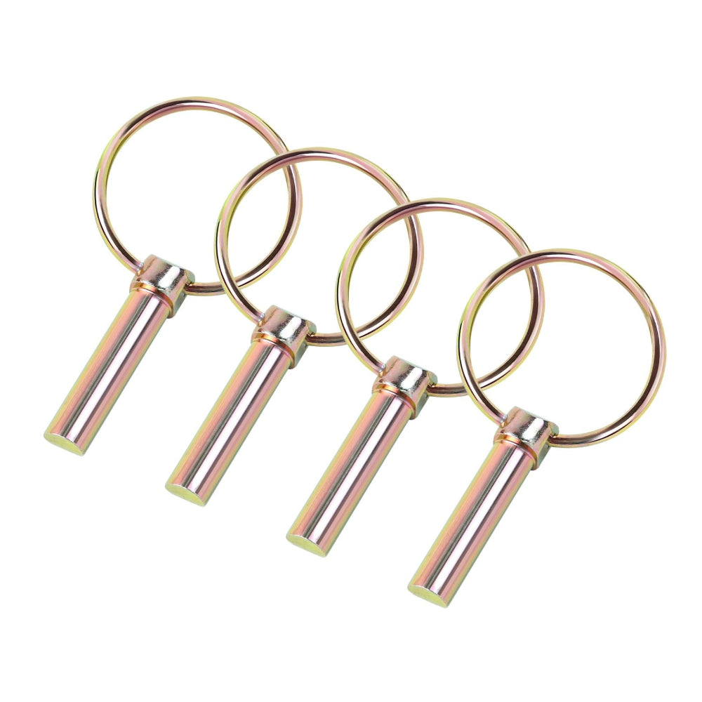 8pcs 11mm O-shape Lynch Pin Heavy Duty Steel Coupler Latch Ring Clip Hitch Pins