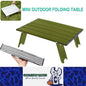 Mini Green Camping Table Ultralight Portable Aluminum Folding Outdoor Table