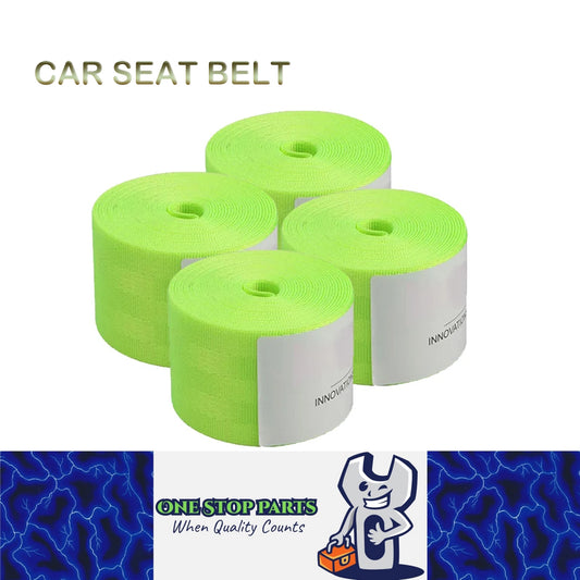 4 x 3.6M Green Strengthen Car Seat Belts Webbing Fabric Car Safety Seat Belts