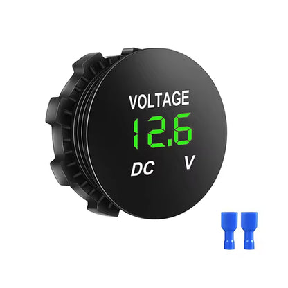 1 x Green LED Digital Voltmeter 6V-30V Voltage Gauge Meter for Car Boat Marine