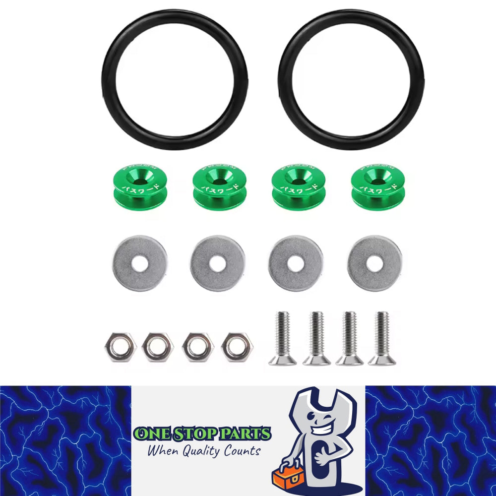 Universal Quick Release Fasteners Kit for Car Front Rear Bumper Hatch Cover