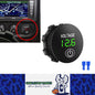 1 x Green LED Digital Voltmeter Touch Switch Voltage Gauge Meter Car Boat Marine