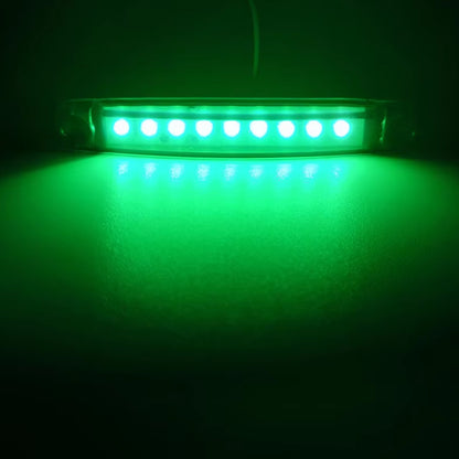 10 x Green LED Side Marker Lamps 9SMD 12V/24V LED Side Marker Lights (10pcs)