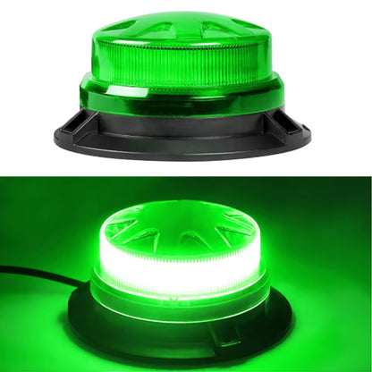 Green LED Emergency Strobe Light Magnetic Roof Flashing Beacon Warning Light