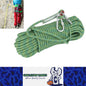 30m x 12mm Green Static Rock Climbing Rope Rappelling Rope Safety Rescue Rope