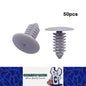 50 x 9mm Grey Plastic Body Rivets Fasteners Suits 8mm Hole with 20mm Head 50pcs