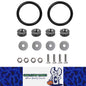 Universal Quick Release Fasteners Kit for Car Front Rear Bumper Hatch Cover