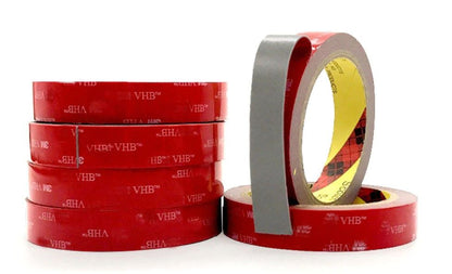 3M VHB Grey Tape 10mm Double Sided Tape 30 Meter Roll x 0.8mm Thick Grey (30m)