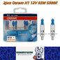 2 x Osram 12V H1 55W Halogen Cool Blue Hyper White Globes 5300K Original 62150