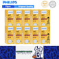 10 x PHILIPS H7 12V 55W Super Bright Halogen Clear Globes 3200k Original (10pcs)