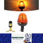 1x Amber Halogen Strobe Light 12V Beacon Lamp Flashing Warning Lamp with Bracket