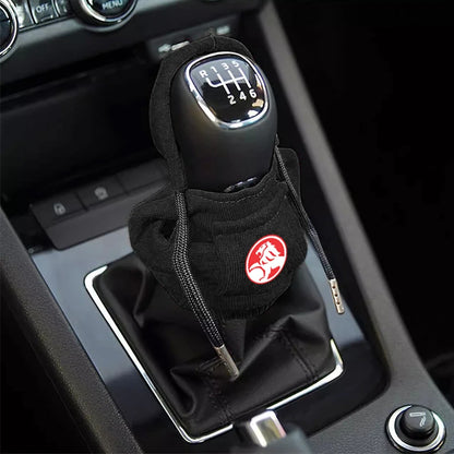 Black Hoodie Car Gear Shift Knob Cover Gearshift Handle Lever Cover for Holden