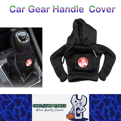 Black Hoodie Car Gear Shift Knob Cover Gearshift Handle Lever Cover for Holden