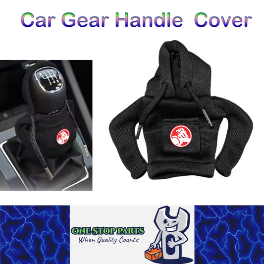 Black Hoodie Car Gear Shift Knob Cover Gearshift Handle Lever Cover for Holden