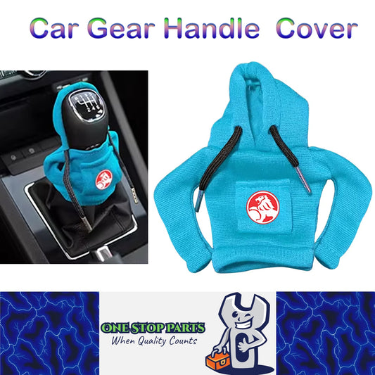 Blue Hoodie Car Gear Shift Knob Cover Gearshift Handle Lever Cover for Holden