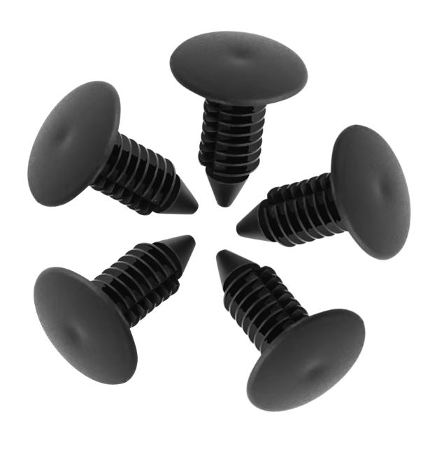 50Pcs Plastic Auto Button Clip Auto Fastener 8mm Hole Car Clips Plastic Rivet