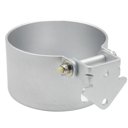 85mm Hole Speedo Gauge Holder with Adjustable base mount Silver
