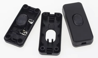 5 x 12V INLINE ON / OFF BLACK ROCKER SWITCH LAMP SPOT LIGHT INLINE CARAVAN