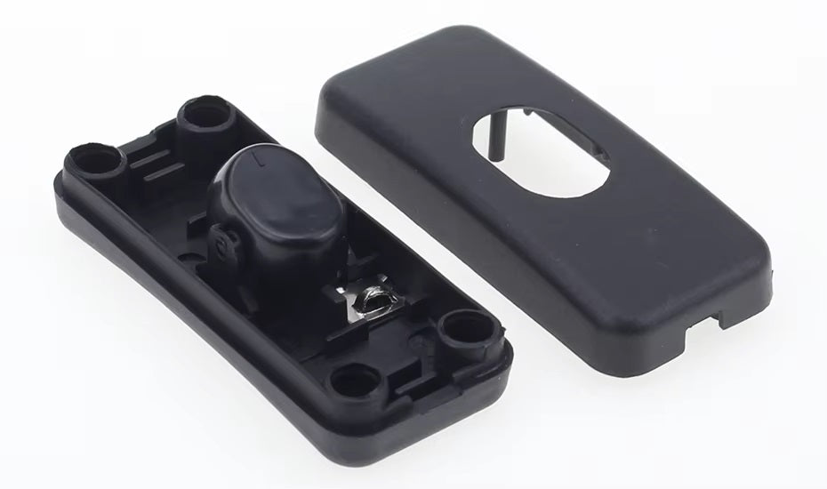 5 x 12V INLINE ON / OFF BLACK ROCKER SWITCH LAMP SPOT LIGHT INLINE CARAVAN