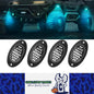 4pcs IceBlue LED Rock Lights LED Underglow Lights for Pickup Truck SUV UTV ATV