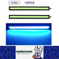 10 x 17CM IceBlue LED Daytime Running Light Decorative Aluminum 12V Strip Lamp