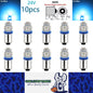 10 x BA9S ICE BLUE 24V 5SMD 360 DEGREE LIGHT 88LM IDEAL FOR PARKER OR DASH 10pcs