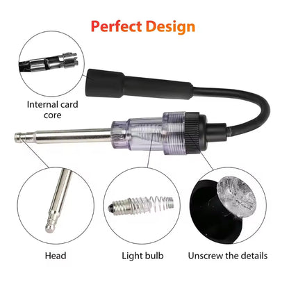 2pcs Inline Spark Plug Tester Ignition and Engine Armature Diagnostic Detector