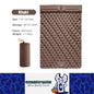 Khaki Outdoor DoubIe Inflatable Mattress with Pillow Sleeping Pad Camping Mat