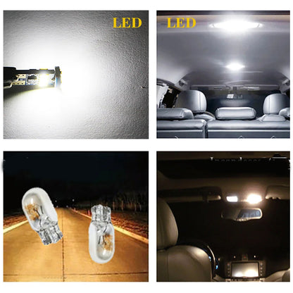 Cool White T10 15SMD High Brightness LED Globes 12V Ideal for Dash Lights Parker