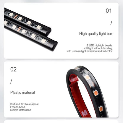White LED Car Foot Light Interior Atmosphere Lamp with Cigarette Lighter Plug