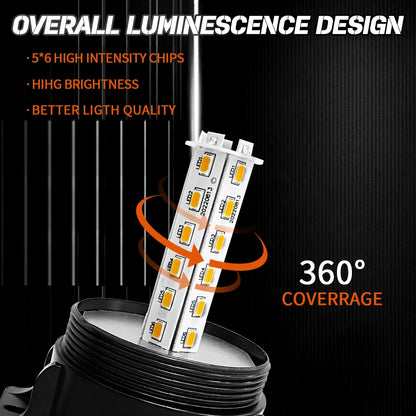2x Amber LED Emergency Strobe Light 100x130mm Roof Flashing Beacon Warning Light