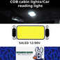LED Reading Light 15x6cm Interior Light Ceiling Lamp for Caravan Car RV Truck