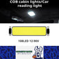 LED Reading Light 24.5x6cm Interior Light Ceiling Lamp for Caravan Car RV Truck