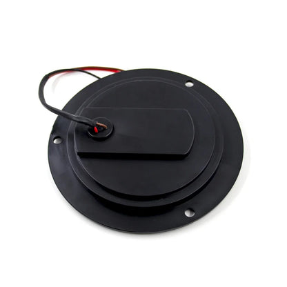 2 x Red LED Rear Light Round 136mm 12-24V Stop/Tail Lamp Caravan Trailer Truck