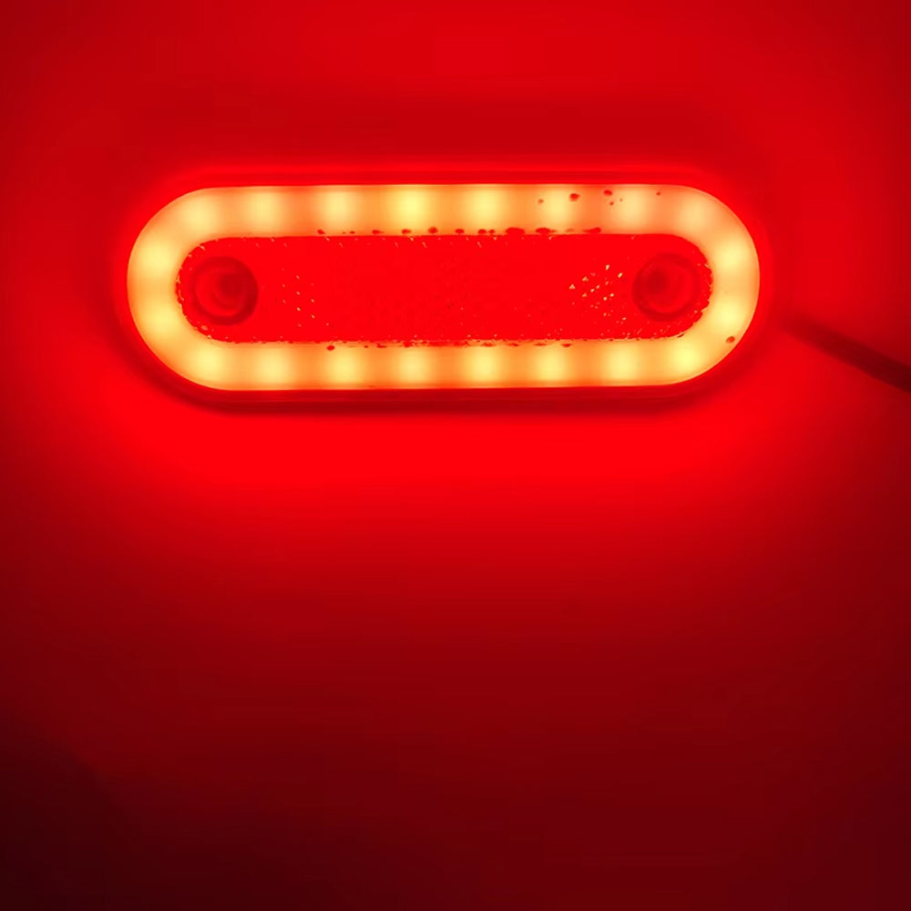 5 x Red LED Rear Marker Lamps 20SMD 12V-24V LED Marker Lights with Reflector