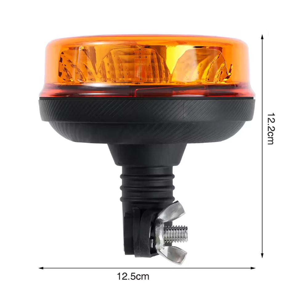 1 x Amber LED Strobe Light Beacon Lamp 12-24V Emergency Flashing Warning Light