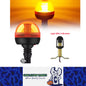 1 x Amber LED Strobe Light Beacon Lamp 12-24V Flashing Warning Lamp with Bracket