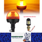 1 x Amber LED Strobe Light Beacon Lamp 12-24V Warning Flashing Lamp with Bracket