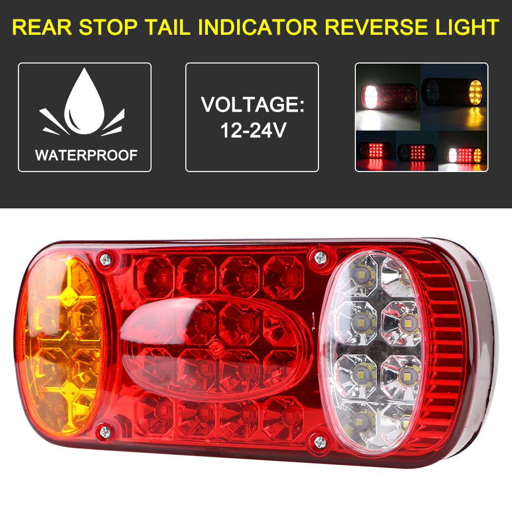 2 x LED Trailer Lamp 12-24V Rear Lamp Truck Stop Tail Indicator Reverse Light